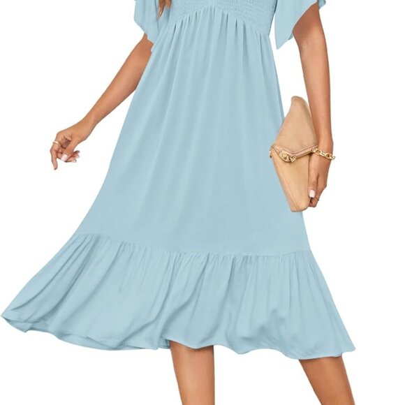 summer empire waist dress Chiffon Empire Waist Maxi Dress – Summer Party Gown 2618 Purple / M